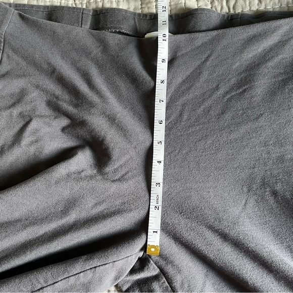 J JILL ~ Pure Jill Grey Pima Cotton Spandex Slim-Leg Cropped Lounge Pant - Picture 8 of 13